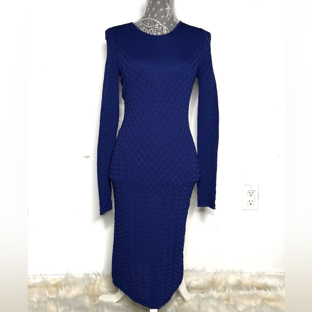 Temperley London blue dress
